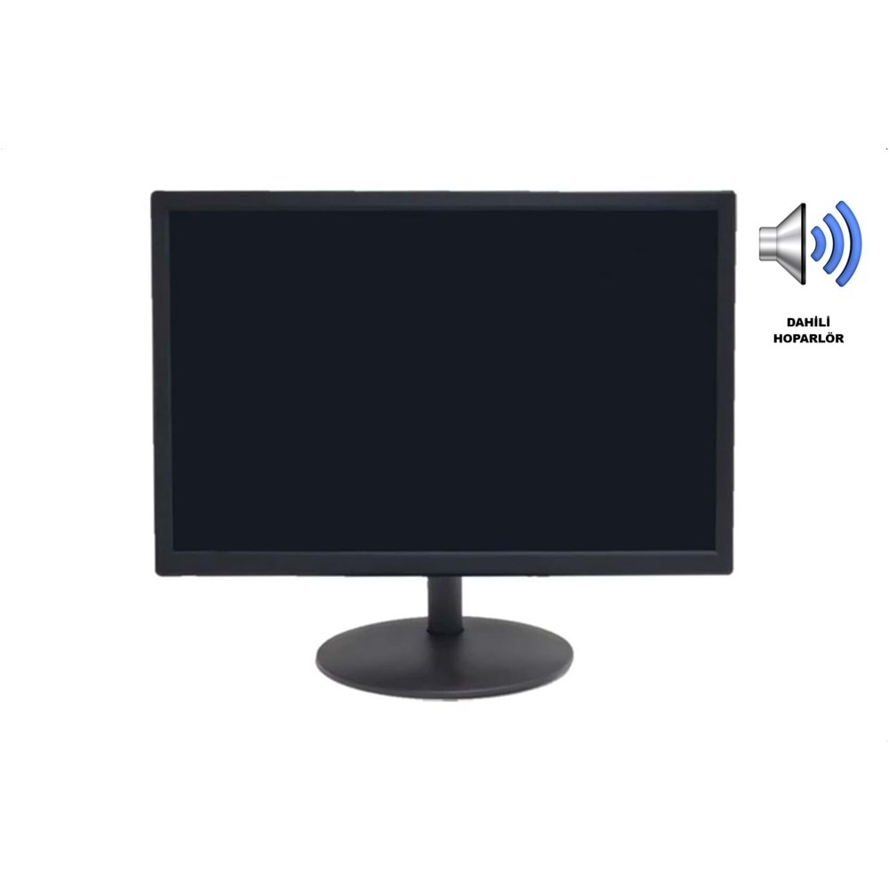 MONİTÖR SESLİ 12V DC 19 INCH (POWER ADAPTÖR DAHİL)
