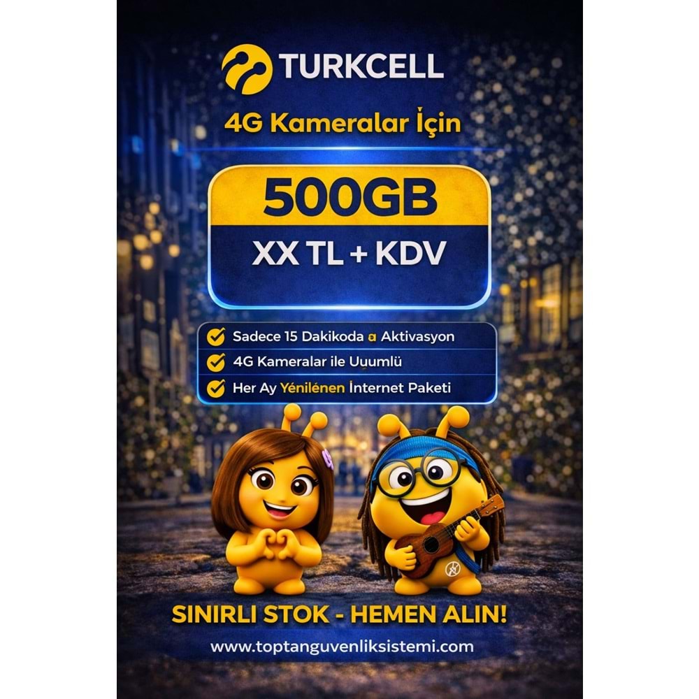 TURKCELL M2M-IOT 500 GB 1 YILLIK DATA HATTI