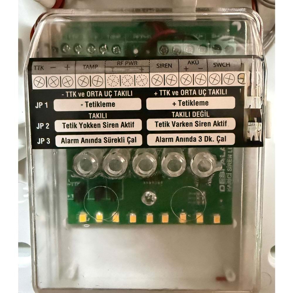 SECURİTECH E-48 OUTDOOR SİREN (AKÜ DAHİL) FLAŞÖRLÜ