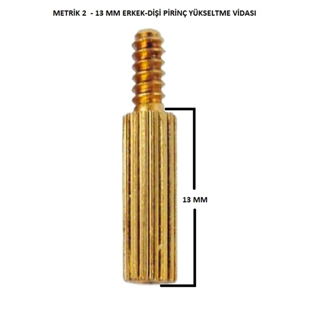 13MM F-M DISTANCE SCREW