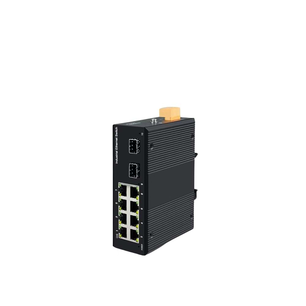 SOLIDFAST K82 8x1000 LİK ETH. PORT + 2x1000 LİK SFP PORT ENDÜSTRİYEL SWİTCH