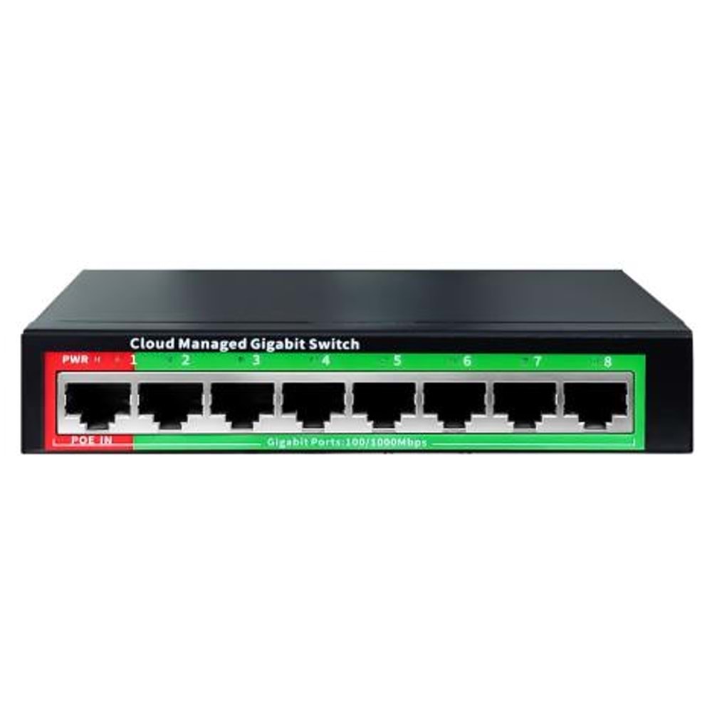 SOLIDFAST SCT-GS108L 8 PORT GIGABIT BULUT YÖNETİLEBİLİR SWİTCH