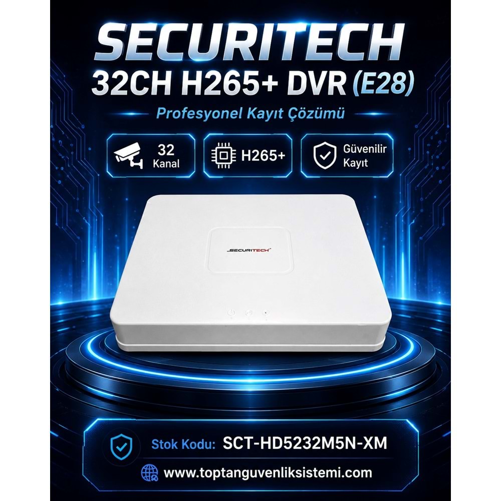 SECURITECH 32CH H265+ DVR (E28)