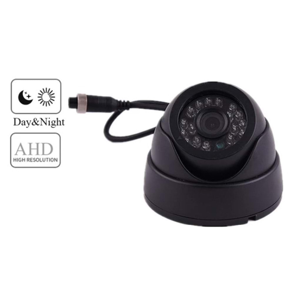 SECURITECH 1080P PLASTIK KASA ARAÇ İÇ ORTAM DOME KAMERA