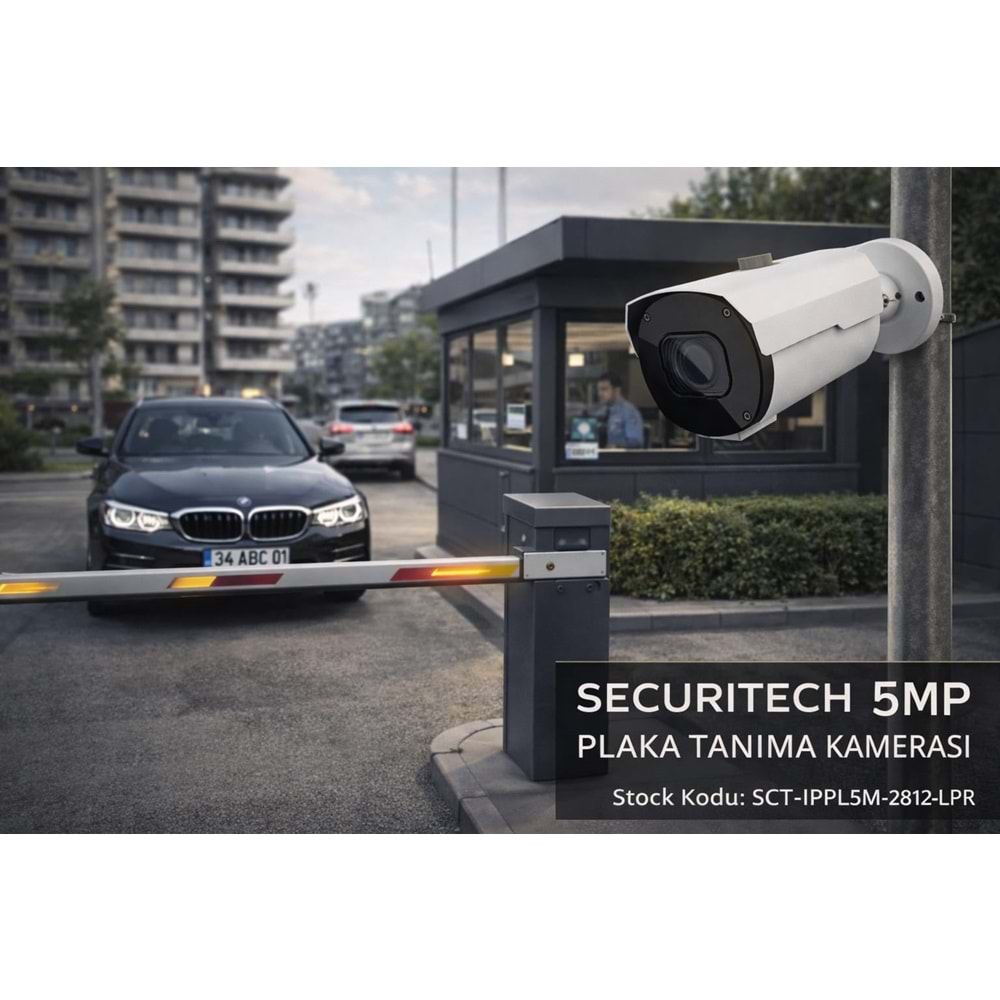 SECURITECH 5MP PLAKA TANIMA KAMERASI