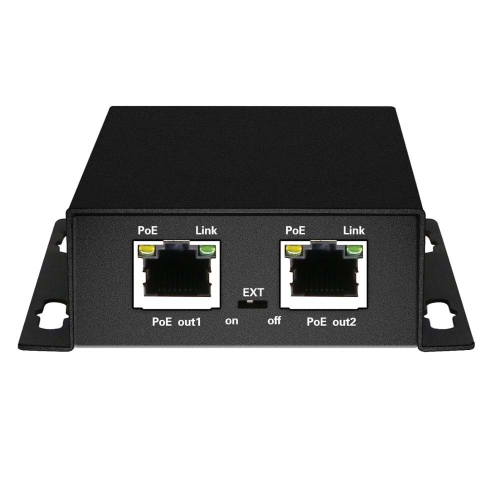 SECURITECH 1 INPUT 2 OUTPUT PRO POE EXTENDER (E25) ( 1 GİRİŞ 2 ÇIKIŞ POE ÇOKLAYICI)