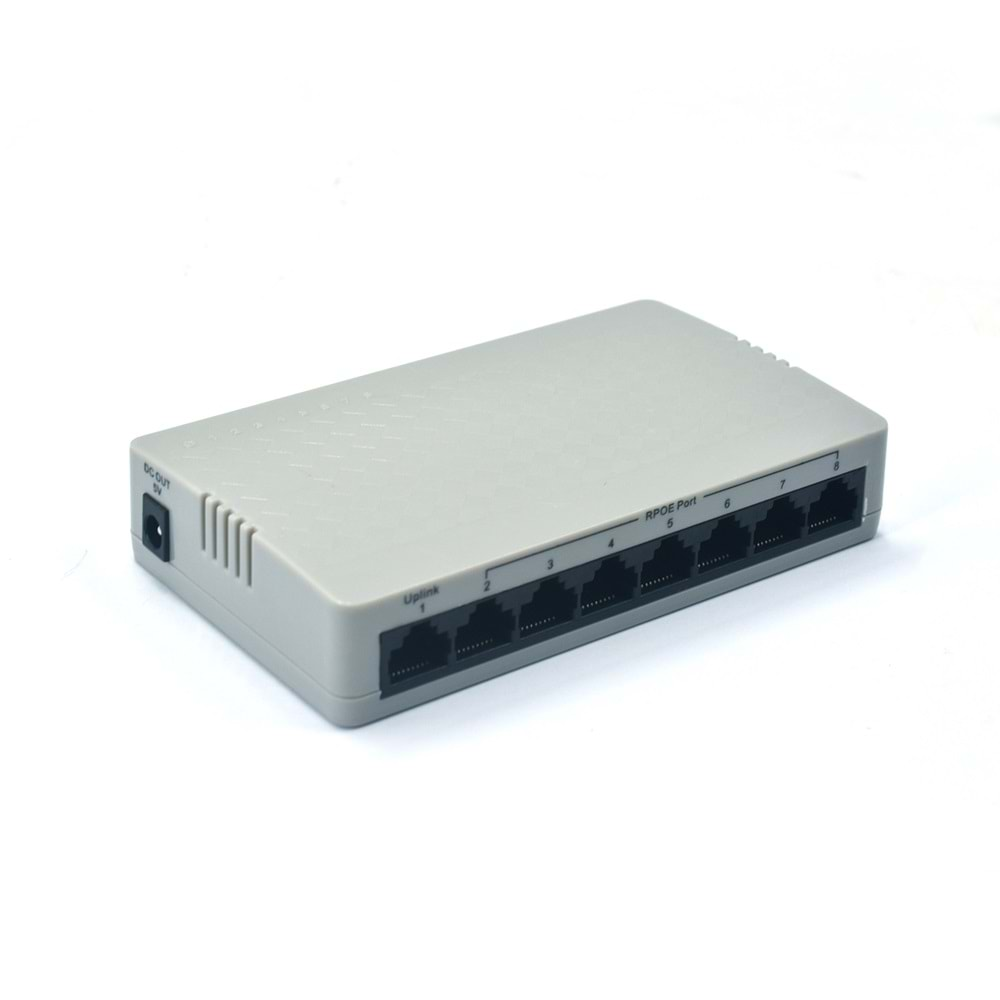 SECURITECH 8 PORT 100M 15-56V REVERSE POE SWITCH SYFP-08P(A52)