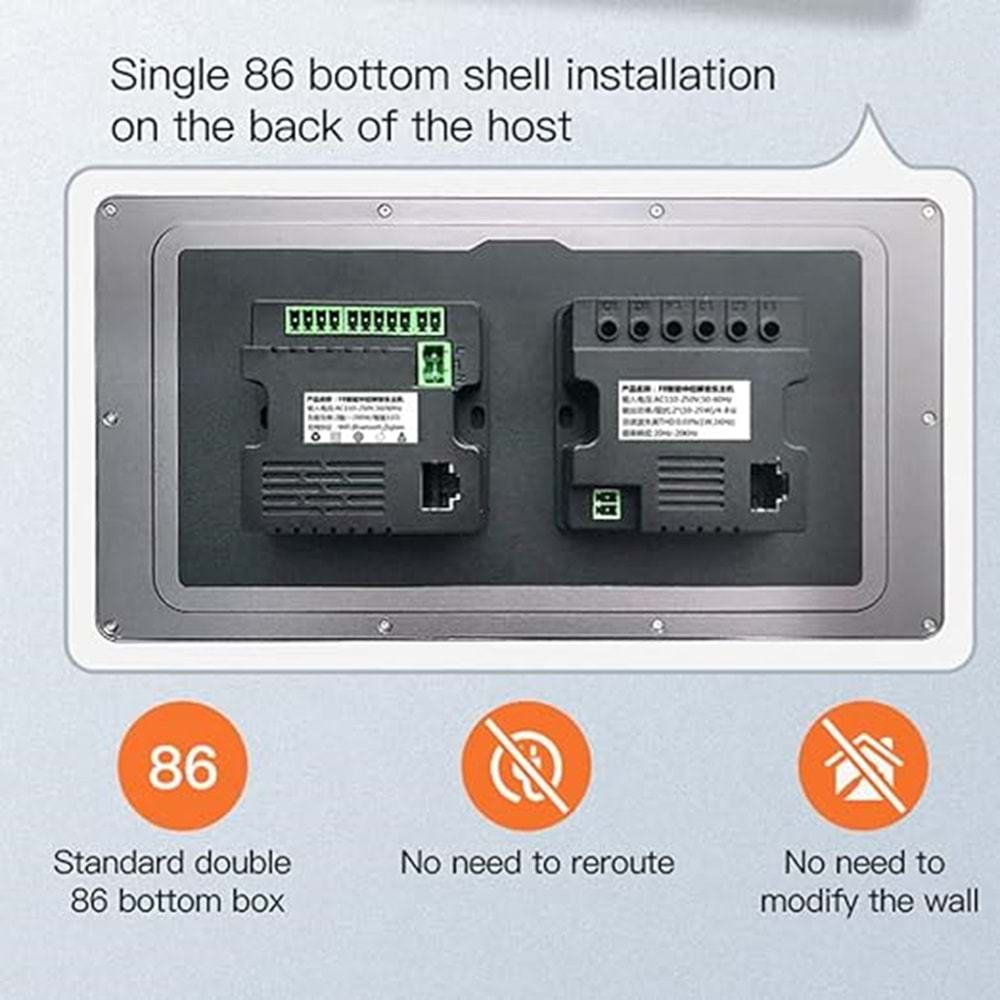 SECURITECH 8 INCH ANDROID LCD TUYA ZIGBEE GATEWAY (2XETHERNET)