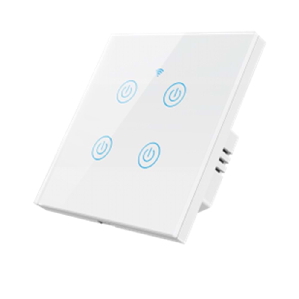 SECURITECH 4 WAY WIFI SMART SWITCH ( 4 LÜ IŞIK ANAHTARI) (E31)