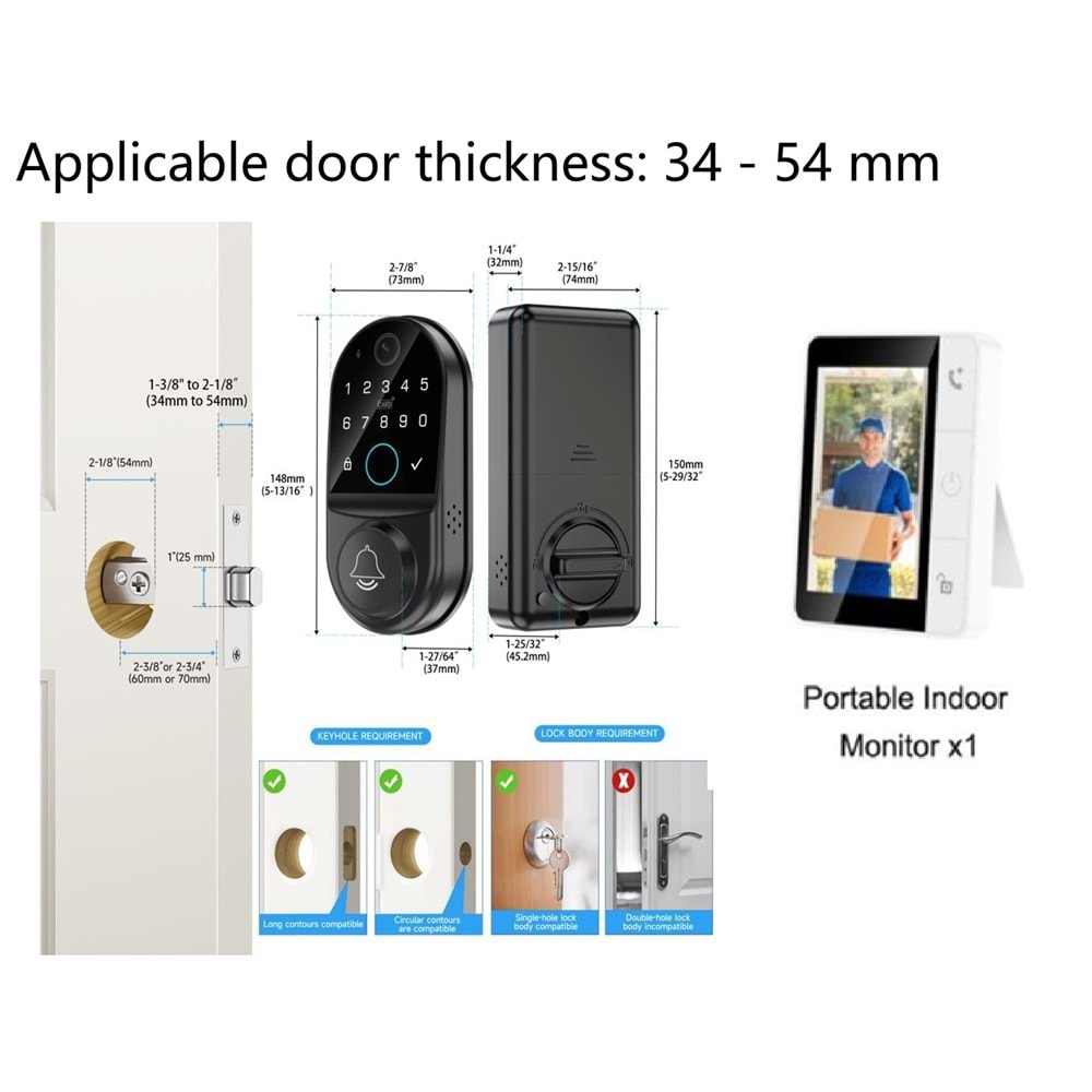 SECURITECH OUTDOOR K18 KABLOSUZ 4.3