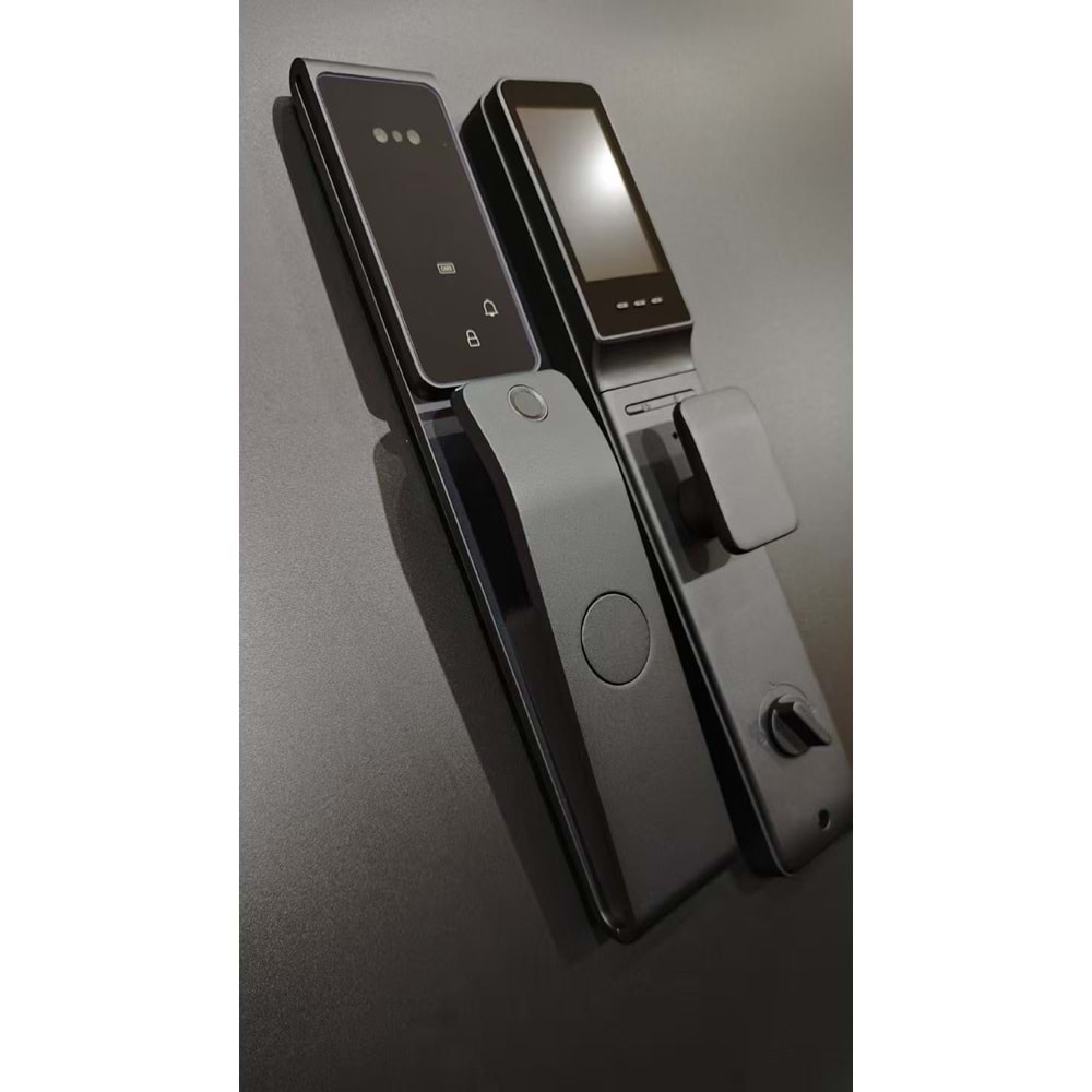 SECURITECH HP-01 6085 YÜZ-TANIMA-PARM.AVUÇ OKUMA ŞİFRE KART APP TUYA SMART LİFE AKILLI KİLİT SETİ
