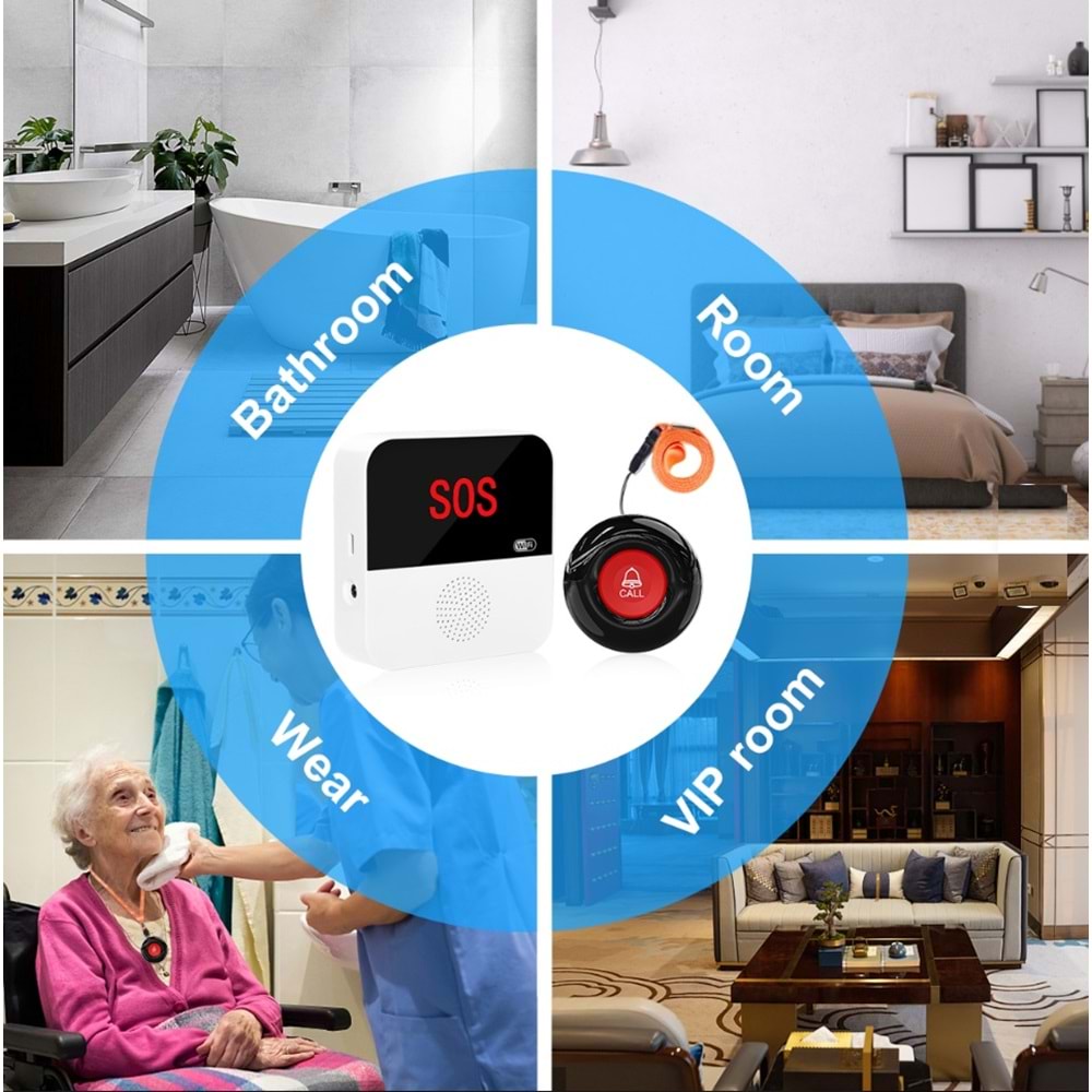 SECURITECH AKILLI HEMŞİRE - ACİL ÇAĞRI SİSTEMİ TUYA - SMART LİFE BULUT APP