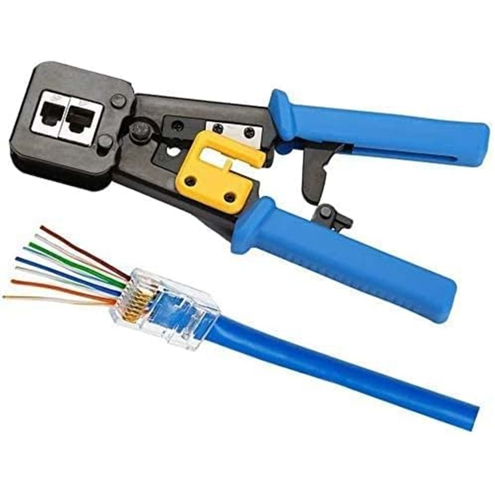 SOLIDFAST EZ-RJ45 RJ11 MULTİ SIKMA-KESME PENSESİ(E49)