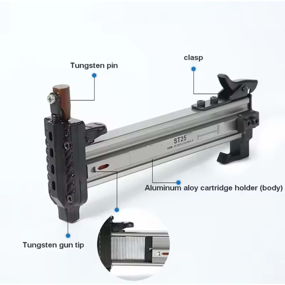 SOLIDFAST YARI OTOMATİK ST-25-AT ÇİVİ ÇAKMA APARATI (ÇİVİ TABANCASI)