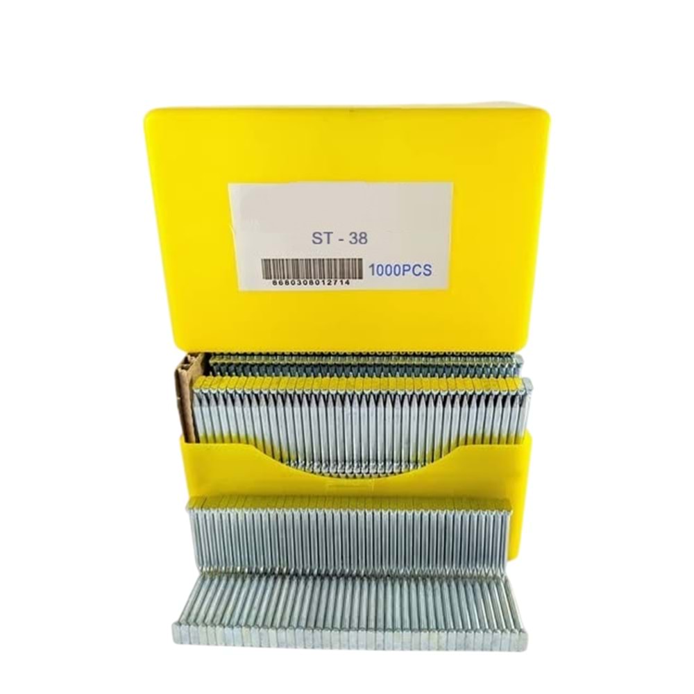 SOLIDFAST ST-38 MODEL 38MM BETON , PROFİL T MODEL ÇİVİ ( 1000 AD. ST-38 UYUMLU)