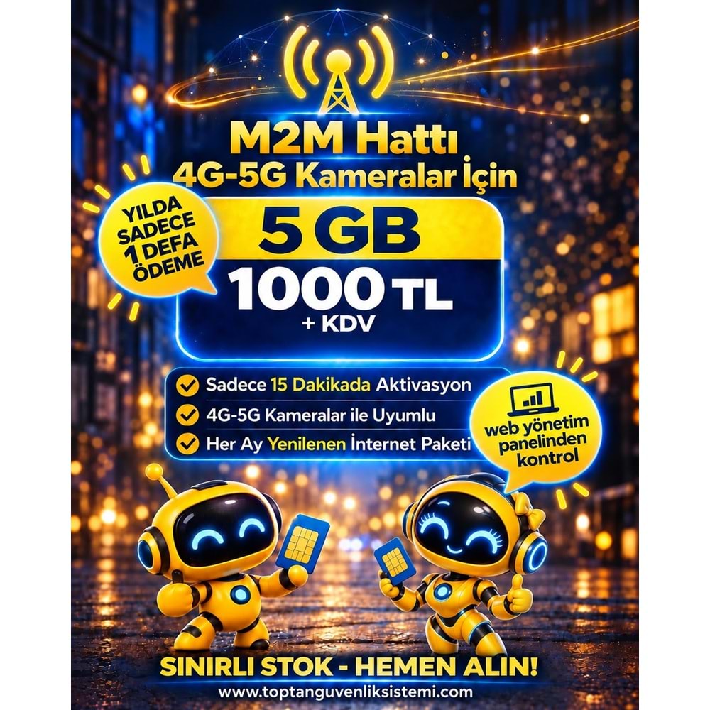 TR KAPSAMLI M2M-IOT 5 GB 1 YILLIK DATA HATTI