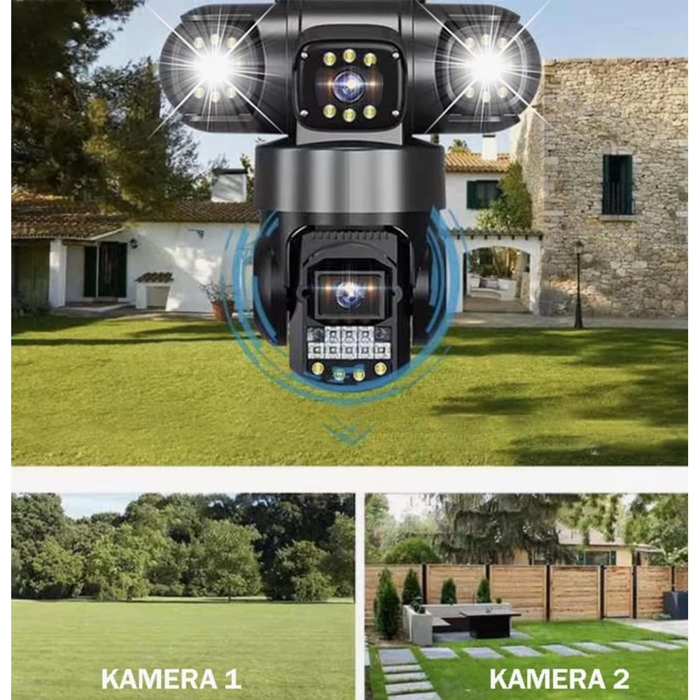 X5 Tech YT-112WF İP WIFI 2 KAMERALI V380