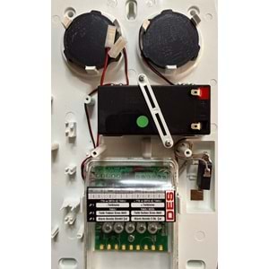 SECURİTECH E-48 OUTDOOR SİREN (AKÜ DAHİL) FLAŞÖRLÜ