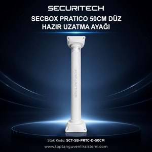 SECBOX PRATICO 50CM DÜZ HAZIR UZATMA AYAĞI