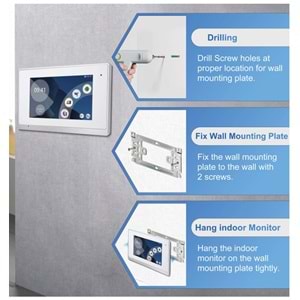 SECURITECH 2 TEL TUYA-SMART LİFE AKILLI İNTERKOM SETİ SKY-IP-M75TTUYA-2W+SKY-IP-P4-2W