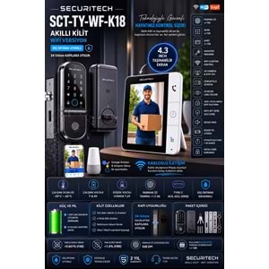 SECURITECH OUTDOOR K18 KABLOSUZ 4.3