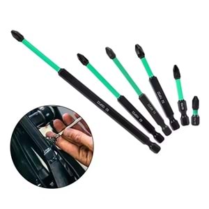 SOLIDFAST S2 ÇELİK PZ2 90MM GÜÇLÜ MIKNATIS YILDIZ VİDALAMA UCU BITS