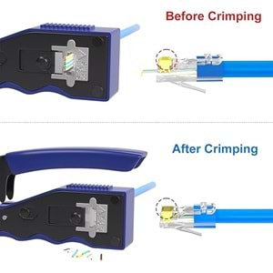 SOLIDFAST EZ-RJ45 KESME SIKMA PENSESİ ERGONOMİK TASARIM YÜKSEK KALİTE 7088(E49)