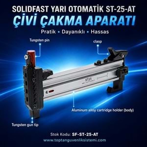 SOLIDFAST YARI OTOMATİK ST-25-AT ÇİVİ ÇAKMA APARATI (ÇİVİ TABANCASI)