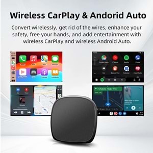 SMART PARNER RM-KPL070 4+64GB KABLOSUZ CAR PLAY/ ANDROID OTO ADAPTÖRÜ