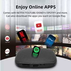 SMART PARNER RM-KPL070 4+64GB KABLOSUZ CAR PLAY/ ANDROID OTO ADAPTÖRÜ