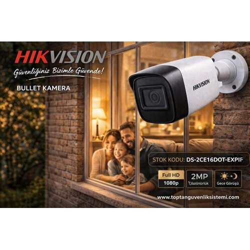 HIKVISION DS-2CE16D0T-EXPIF BULLET KAMERA