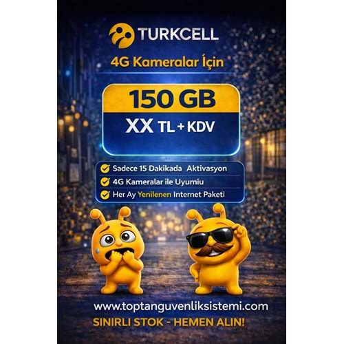 TURKCELL M2M-IOT 150 GB 1 YILLIK DATA HATTI