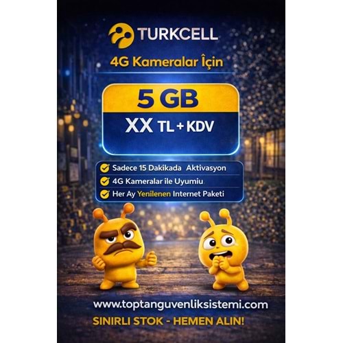 TURKCELL M2M-IOT 5 GB 1 YILLIK DATA HATTI