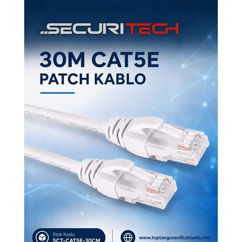 SECURITECH 30M CAT5E PATCH KABLO