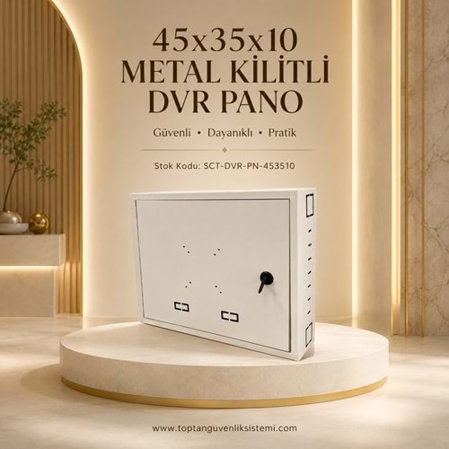 45x35x10 METAL KİLİTLİ DVR PANO