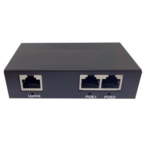 SECURITECH 1 IN 2 OUT METAL KASA POE EXTENDER SCT-FFB12A-PE102(E25)(A61)