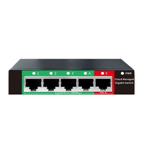 SOLIDFAST SCT-GS105L 5 PORT GIGABIT BULUT YÖNETİLEBİLİR SWİTCH