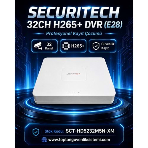 SECURITECH 32CH H265+ DVR (E28)