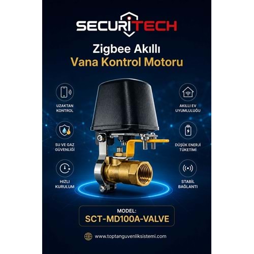 SECURITECH MD100A WİFİ VANA KONTROL MOTORU (E44)