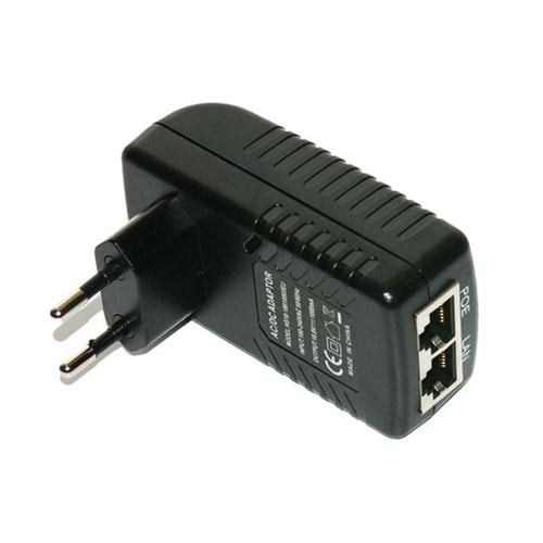 SECURITECH 24V 1Ah POE ADAPTÖR (1 POE + 1 LAN) (100Mbps)