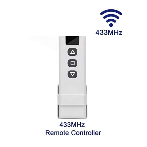 SECURITECH 433MHz 3 TUŞ AKILLI PERDE/PANJUR MODÜLÜ KUMANDASI