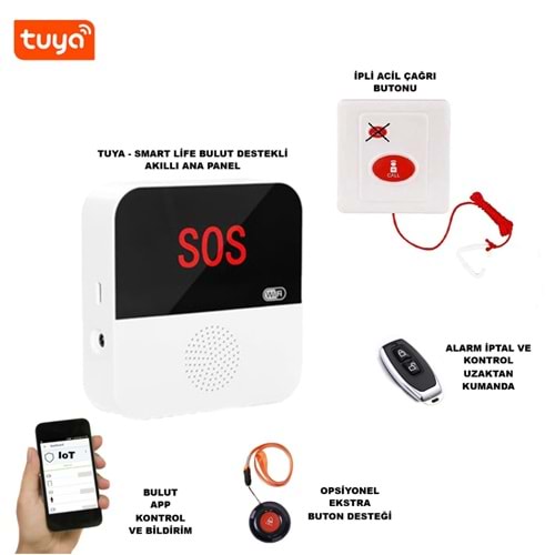 SECURITECH AKILLI HEMŞİRE - ACİL ÇAĞRI SİSTEMİ TUYA - SMART LİFE BULUT APP