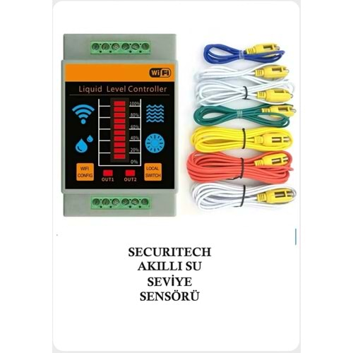 SECURITECH AKILLI SICAK & SOĞUK SU SEVİYE VE KONTROL MODÜLÜ (TUYA-SMART LİFE)