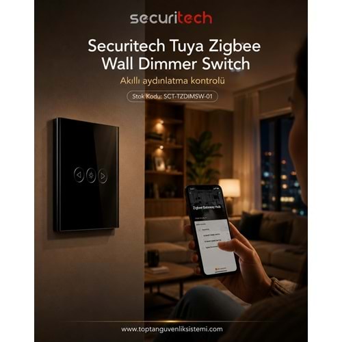SECURITECH TUYA ZIGBEE WALL DIMMER SWITCH