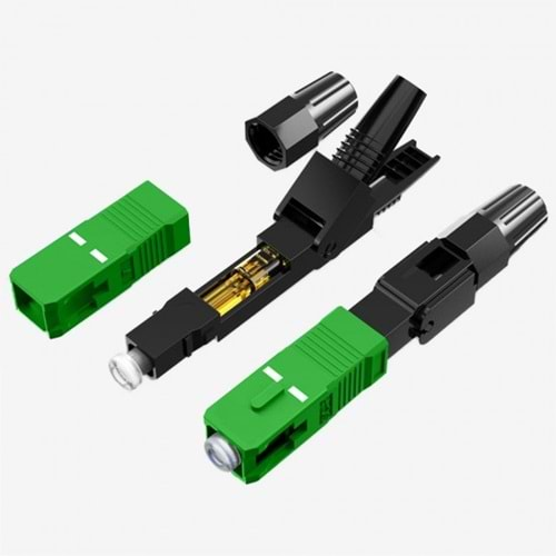 SOLIDFAST SC-APC FİBER OPTİK FAST CONNECTOR (MAKİNESİZ SONLANDIRMA)