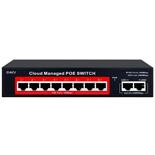 SOLIDFAST 8+2 PORT BULUT YÖNETİLEBİLİR GİGABİT POE SWİTCH