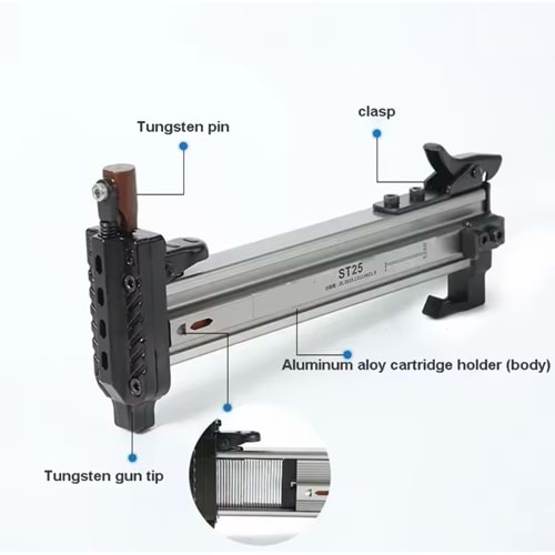 SOLIDFAST YARI OTOMATİK ST-25-AT ÇİVİ ÇAKMA APARATI (ÇİVİ TABANCASI)