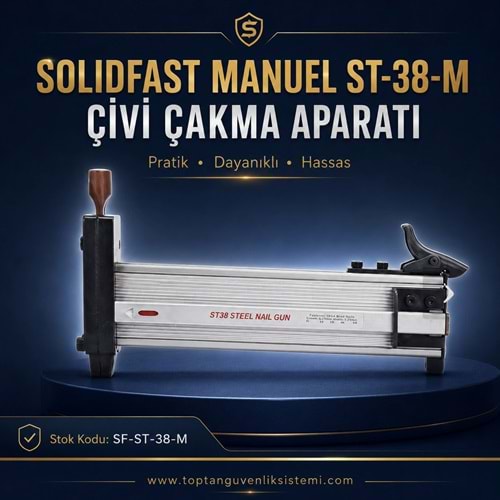 SOLIDFAST MANUEL ST-38-M ÇİVİ ÇAKMA APARATI (ÇİVİ TABANCASI)