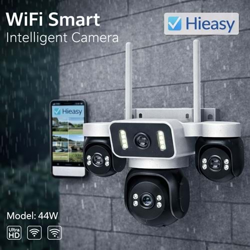 X5Tech 44-W Wifi PTZ Kamera 4 Kameralı HiEasy