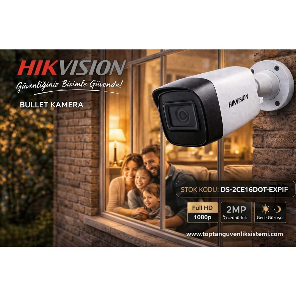 HIKVISION DS-2CE16D0T-EXPIF BULLET KAMERA